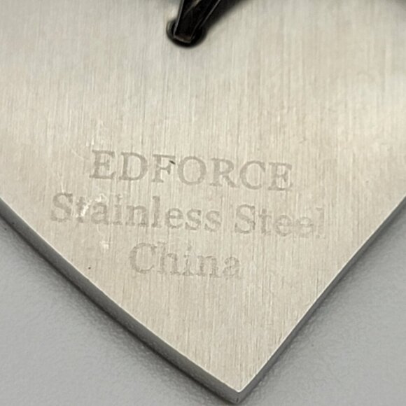 Edforce OUR LORD PRAYER Heart Pendant Necklace Stainless Steel 24" Lobster Clasp - Picture 6 of 9